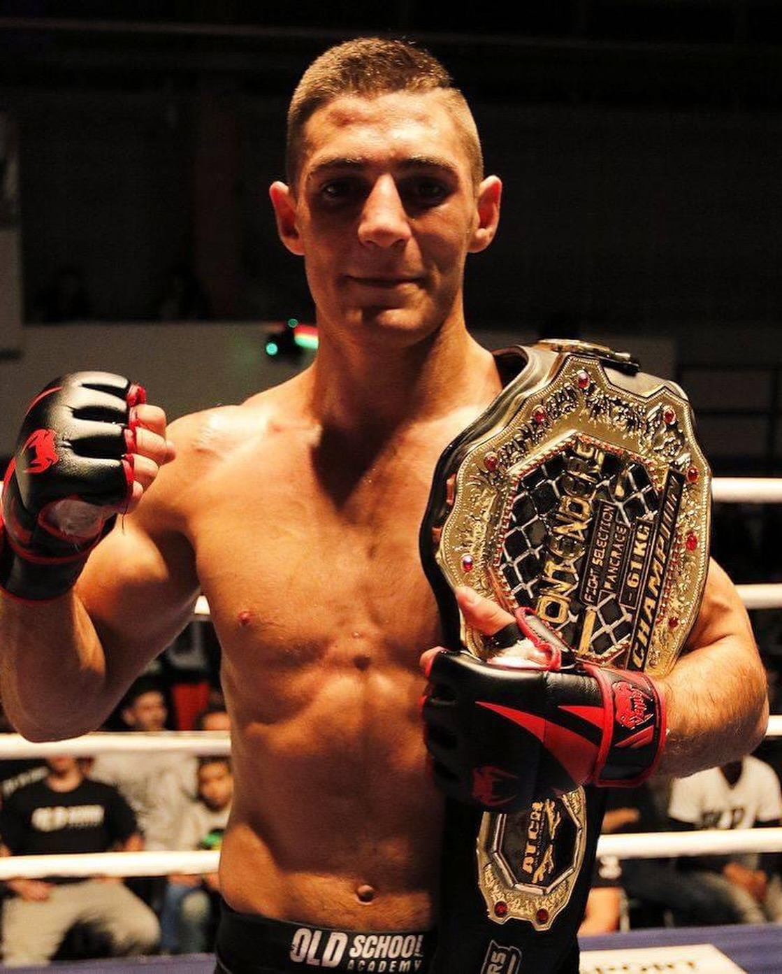 Michael Aljarouj military salute 100% Fight champion